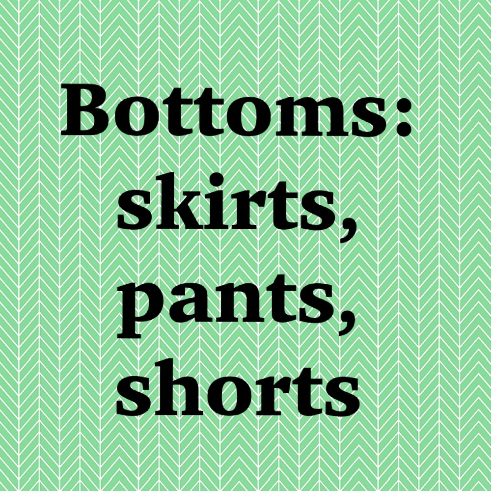 Pants, Skirts, Pants, Shorts